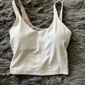 white lululemon align tank size 2